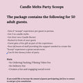 Candle Melts Party Scoops