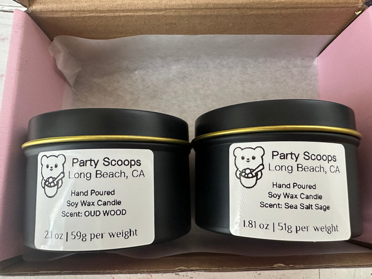 Hand Poured Soy Wax Candle Samples