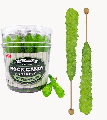 Light Green Rock Candy Sticks