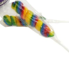 Rainbow Swirl Tuti Fruitti Lollipops