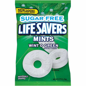 Sugar Free Wint O Green Life Savers