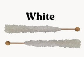 White Rock Candy Sticks
