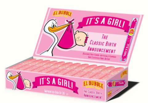 Baby Bubble Gum Cigars-Girl